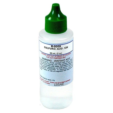 TAYLOR TECHNOLOGIES Taylor Technologies R-0009-C-12 2 Oz. Sulfuric Acid Reagent No. 9 R0009C